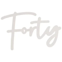 40 White Balloon Arch Sign<Party Delights Hot