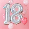 Age 18 Iridescent Balloon Kit (Foil Balloons)<Party Delights Hot