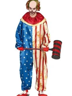 Men's Party Delights Men's<American Clown - Adult Costume