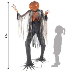 Party Delights Props<Animated Scortched Pumpkin - 1.8M