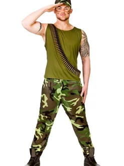 Party Delights Couples' Costumes<Army Guy - Adult Costume