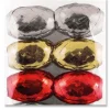 Party Delights Gift Wrapping<Assorted Holographic Metallic Ribbon Cops (6Pk)