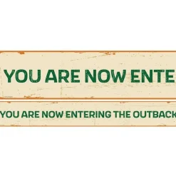 Australian Outback Paper Banners - 1M (3Pk)<Party Delights Best