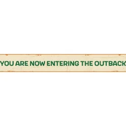 Australian Outback Paper Banners - 1M (3Pk)<Party Delights Best
