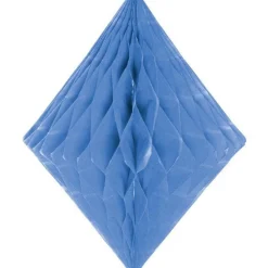 Baby Blue Honeycomb Diamond Decoration - 30Cm<Party Delights New