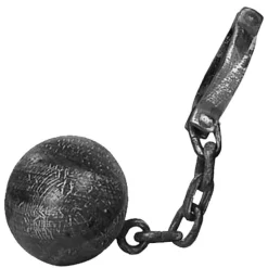 Ball & Chain - 43Cm<Party Delights Sale