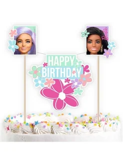 Barbie Sweet Life Cake Bunting - 26Cm X 15Cm<Party Delights Online