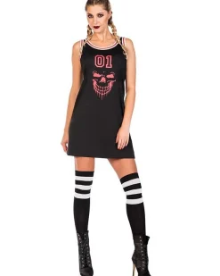 Women's Party Delights Women's<Basketball Jersey - Adult Costume