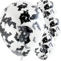Party Delights Balloons<Bat Confetti Balloons - 12" Latex (4Pk)