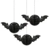 Bat Honeycomb Hanging Decoration - 20Cm<Party Delights
