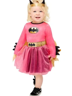 Kids' Party Delights Kids'<Batgirl Pink Dress - Baby And Toddler Costume