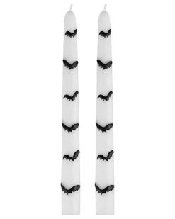 Party Delights Halloween Home Decor<Bats Dinner Candles (2Pk)