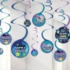 Battle Royal Hanging Swirl Decorations (12Pk)<Party Delights Sale