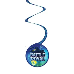 Battle Royal Hanging Swirl Decorations (12Pk)<Party Delights Sale
