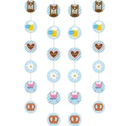 Bavarian Hanging String Decorations - 1.3M (4Pk)<Party Delights Clearance