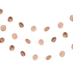 Beautiful Botanics Rose Gold Circle Garland - 5M<Party Delights