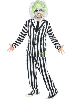 Men's Party Delights Men's<Beetlejuice - Adult Costume