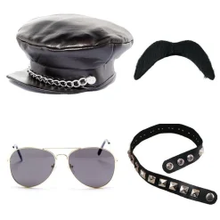Biker Punk Rock Accessory Kit<Party Delights Sale