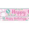 Birthday Bunny Paper Banners - 1M (3Pk)<Party Delights
