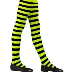 Black & Green Tights 11-14 Yrs<Party Delights Outlet