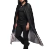 Women's Party Delights Women's<Black & Grey Cape - 170Cm