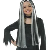 Kids' Party Delights Kids'<Black & Grey Witch Wig - Child