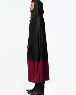 Women's Party Delights Women's<Black & Red Cape - 170Cm