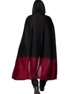 Women's Party Delights Women's<Black & Red Cape - 170Cm
