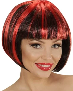 Women's Party Delights Women's<Black & Red Wig
