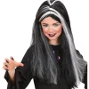 Kids' Party Delights Kids'<Black & White - Glow In The Dark Wig - Child
