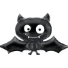 Party Delights Balloons<Black Bat Supershape Balloon - 24" X 41" Foil