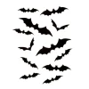 Party Delights Hanging Decorations<Black Bat Wall Cutouts 3D (12Pk)