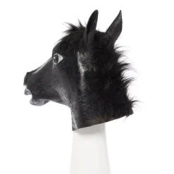 Party Delights Costume Accessories<Black Beauty Horse Rubber Mask