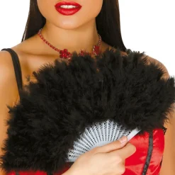 Black Feather Fan<Party Delights Hot