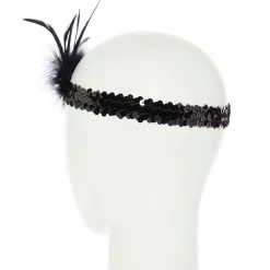 Black Flapper Headband<Party Delights Sale