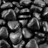 Black Foil Chocolate Hearts X100<Party Delights