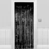 Black Foil Door Curtain - 2.4M X 92Cm<Party Delights New