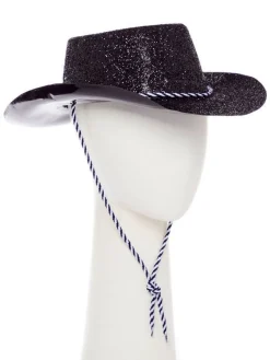 Black Glitter Cowboy Hat<Party Delights Best