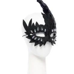 Black Layered Masquerade Mask<Party Delights Best