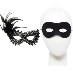 Black Masquerade For Couples<Party Delights Clearance