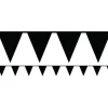 Black Paper Bunting - 4.5M<Party Delights Sale