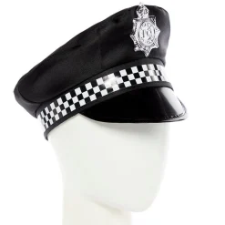 Black Police Hat - Child<Party Delights Hot