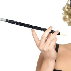 Black Sequin Cigarette Holder - 30Cm<Party Delights Best