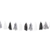 Black, Silver & White Tassel Garland Decoration - 2.7M<Party Delights Best