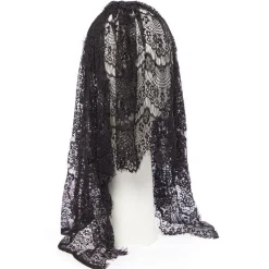 Black Veil Headpiece - 41Cm<Party Delights Clearance