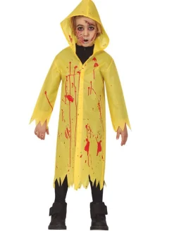 Kids' Party Delights Kids'<Bloody Yellow Raincoat - Child Costume