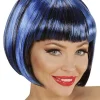 Women's Party Delights Women's<Blue & Black Wig