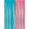 Blue & Pink Gender Reveal Foil Backdrop Curtain<Party Delights
