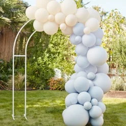 Blue And Nude Balloon Arch Kit - 75 Balloons<Party Delights New