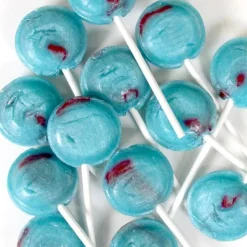 Blue Bubblegum Flavour Lollipops X90<Party Delights New
